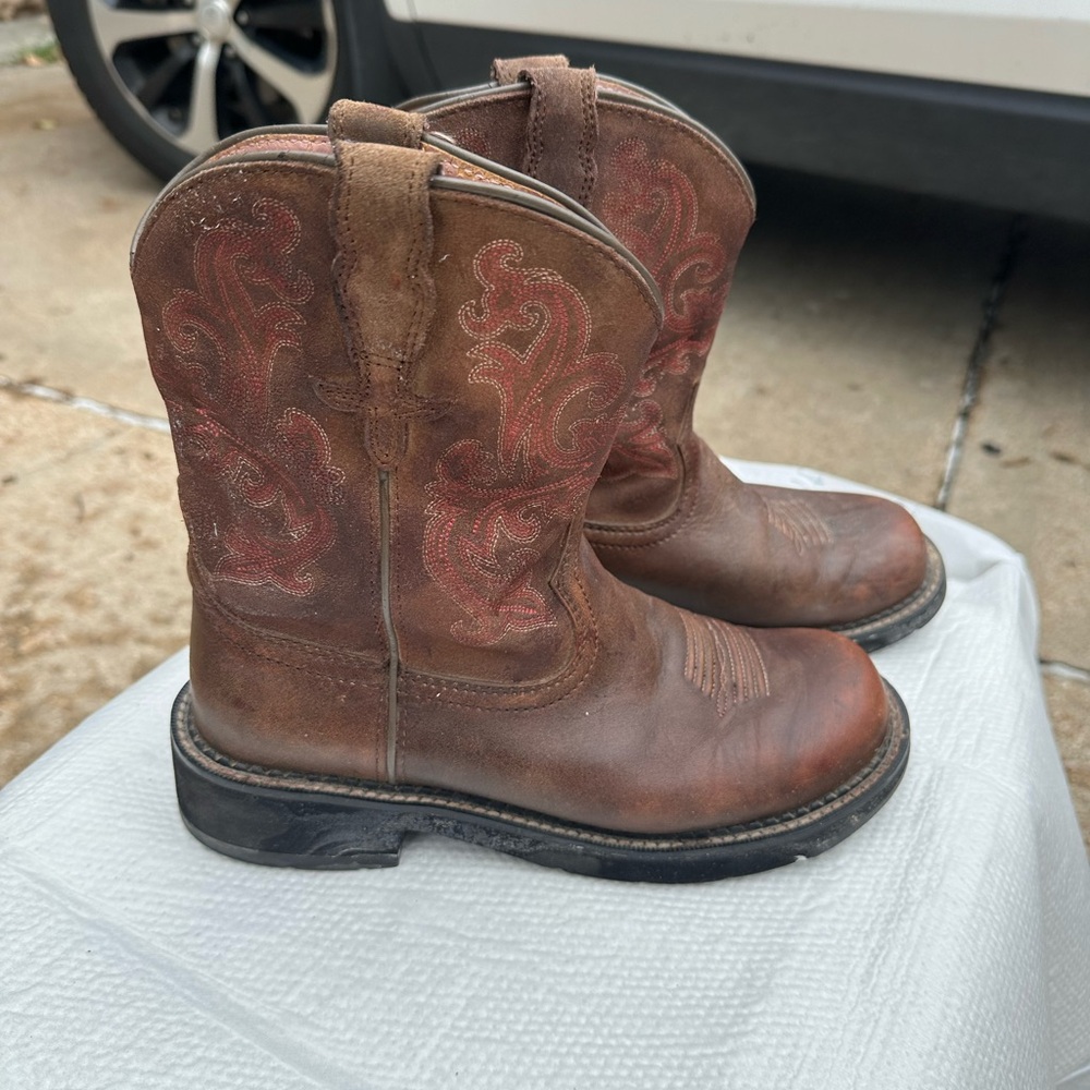 Ariat FatBoy Leather  Cowboy boots. 8.5B